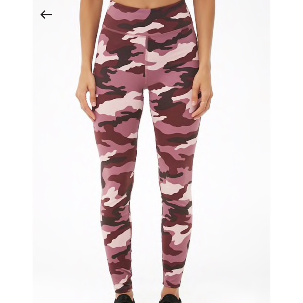 Active Camo Print Leggings
